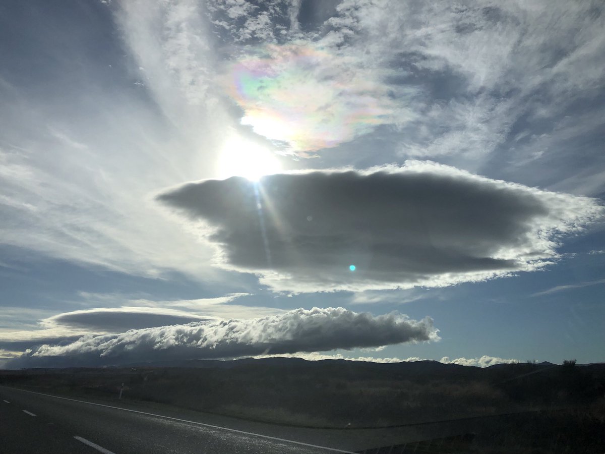 Dramatic skies on Desert Road today