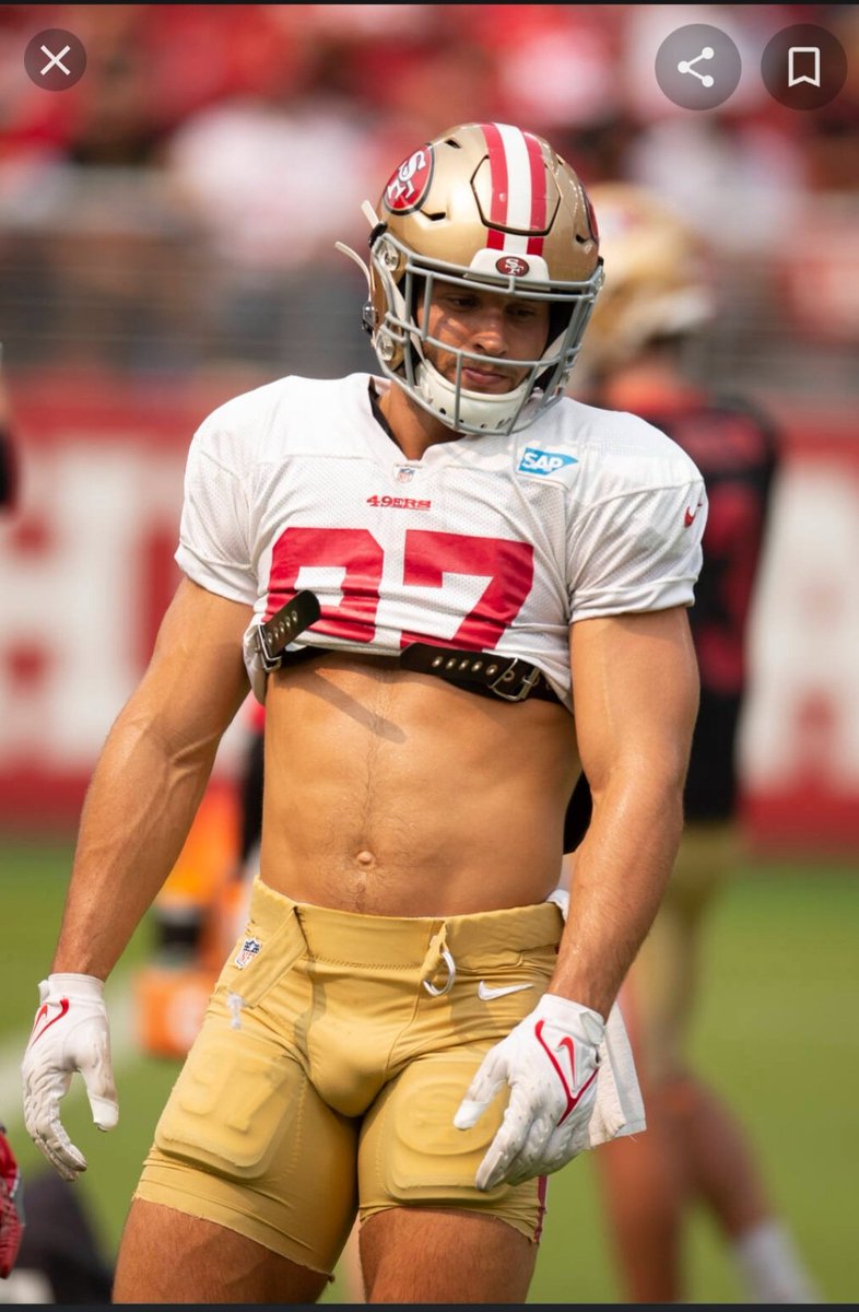 debdeb7272's tweet photo. Nick Bosa appreciation tweet.  Just because.  🙂 https://t.co/xbO6CaXfKR