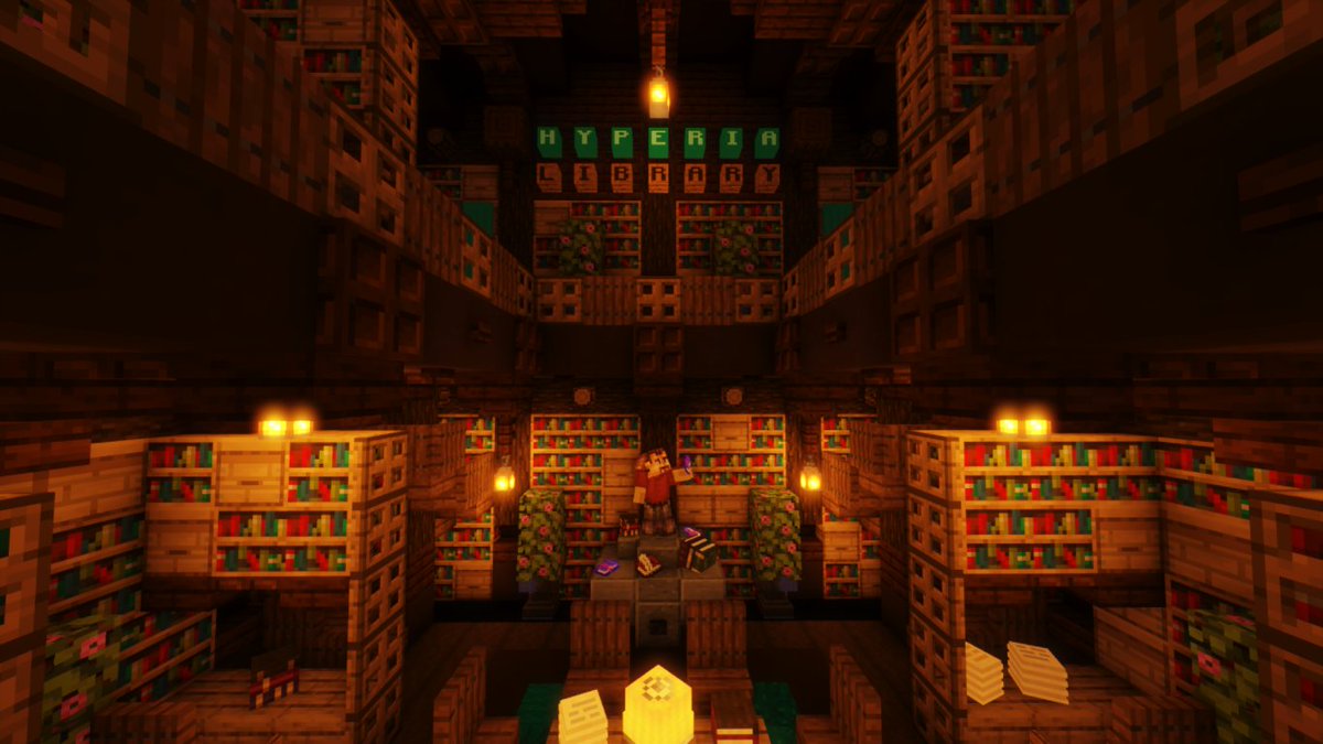 We shall go for a study at the Hyperia Library. 👓📚