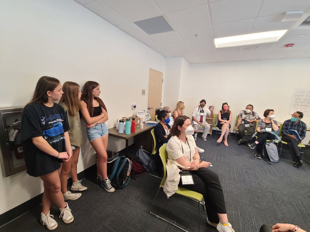 We welcomed 17 international educators from the Study of the U.S. Institutes for Secondary School Educator #SUSI and <a href="/ChicoState/">Chico State</a> yesterday. It was a beautiful day of learning all around. They were most curious about PBL, CGI math, and hearing from our amazing 8th graders!