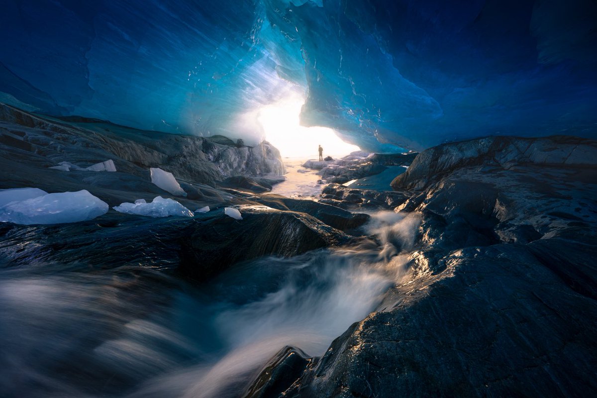 Inside the icy heart of the mountain, a frozen world that slowly sculpts the land. With all of NZ’s glaciers in rapid retreat, I feel privileged to be able to hike up to this ancient beauty and capture these temporal caves and sculptures whilst they’re still here.