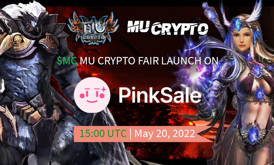 MU CRYPTO FAIR LAUNCH ON PINKSALE - 20 May 15:00 UTC

💳 Fair Launch
💰 SoftCap: 20 BNB
🔒 Liquidity Locked: 1 years

Link : pinksale.finance/launchpad/0x2C…