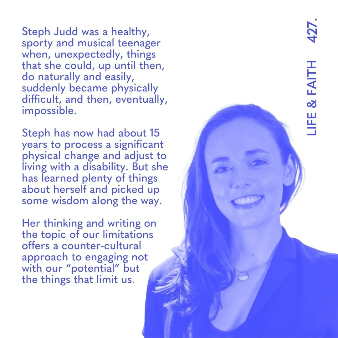 cpx_tweet's tweet photo. This week on Life & Faith we tackle the murky waters of #humanlimitations. @stephjudd was a healthy teenager when, unexpectedly, things she could do easily suddenly became difficult, and then, impossible. 🎧 Listen to her interview with @SimonJonSmart ⭐️ https://t.co/n70K4kmfuV https://t.co/LMOTK2oEeJ