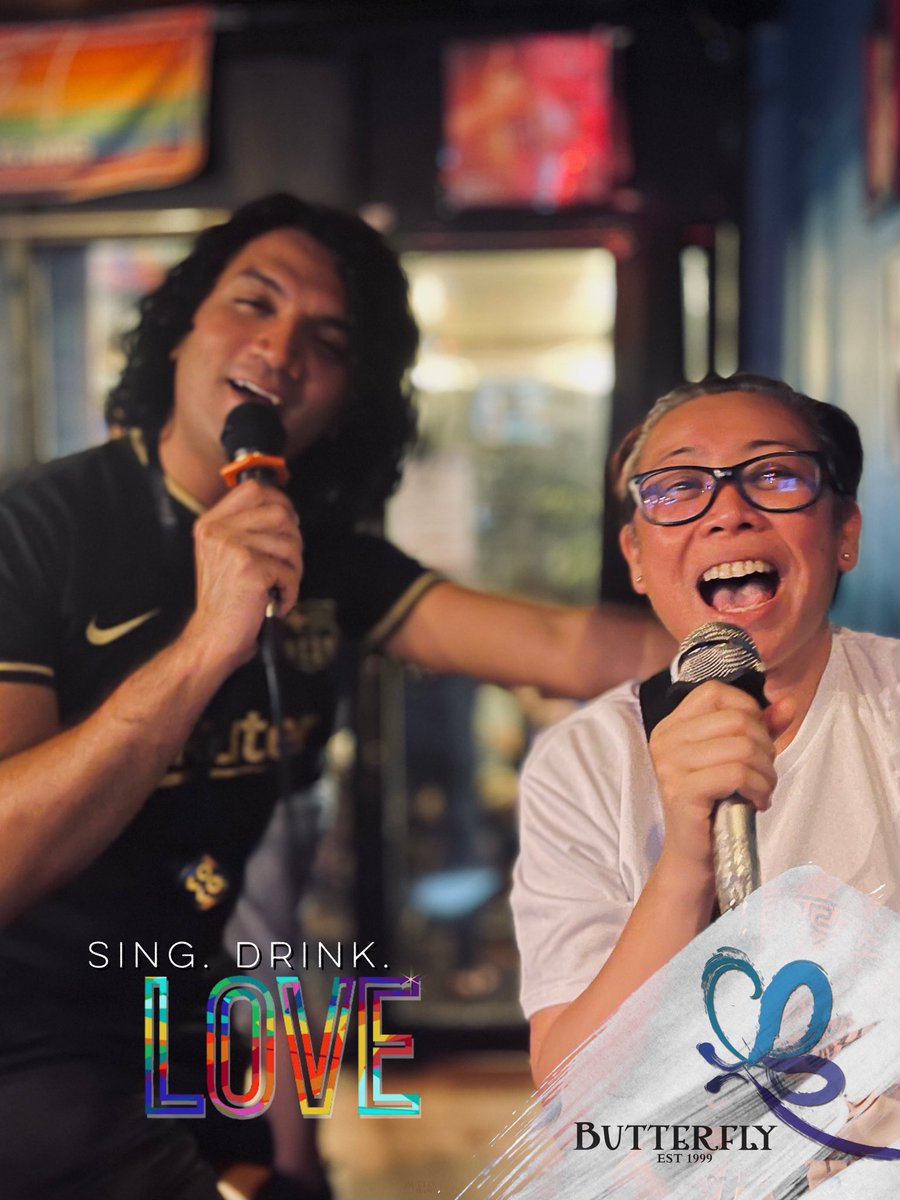 Worry less. Sing more! 🎤 🎶 🎼 🎵 You won’t feel stressed when you’re singing with your bestie 🥰 Come, let’s celebrate friendship and sing your favorite song/s. We’re excited to hear it! 😍 See you tonight starting at 6pm 🦋 #ButterflyManila #SingDrinkLove #LoveAlwaysWins