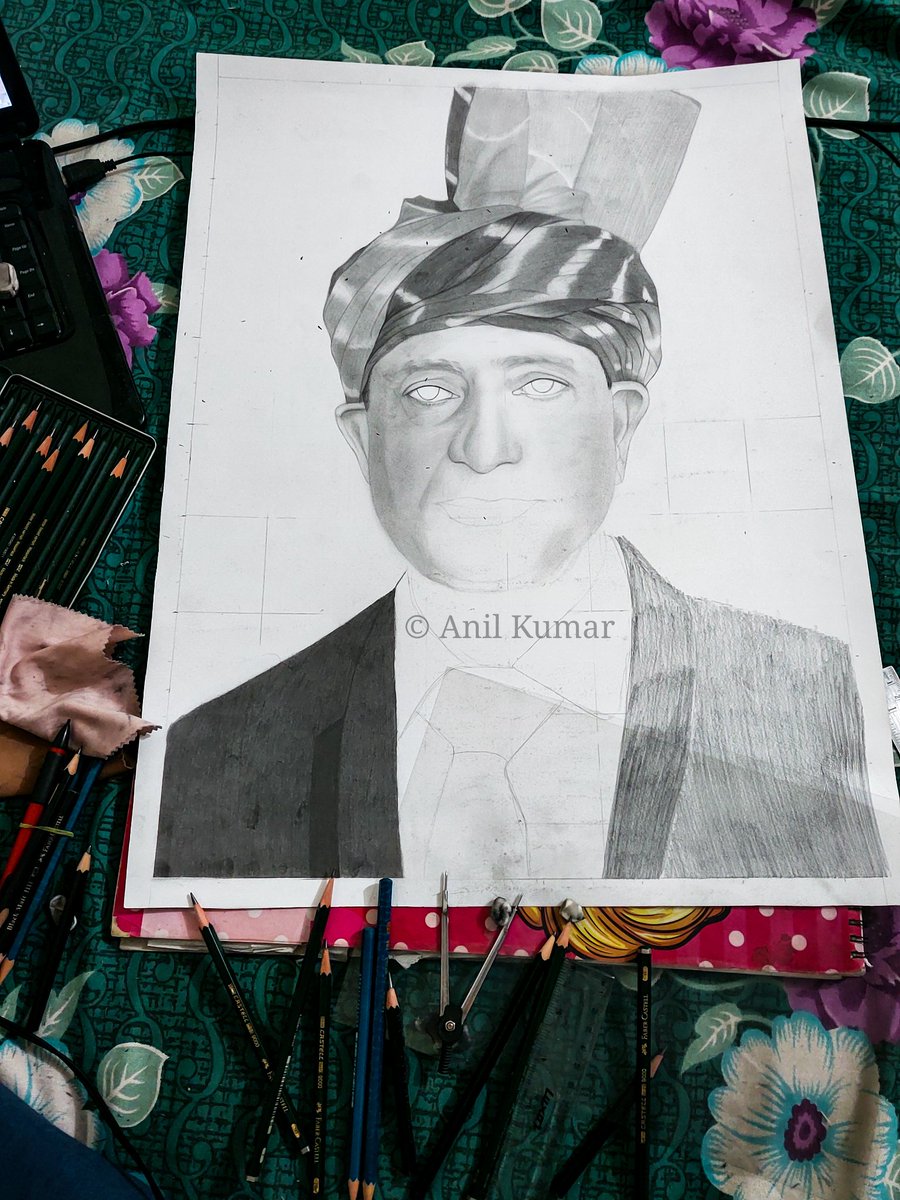 Latest Work in Progress.
Size - A2 ( 60 × 42 c.m.)
.
#art #pencilart #sketch #portrait #drawing #artindia #fabercastell #trending