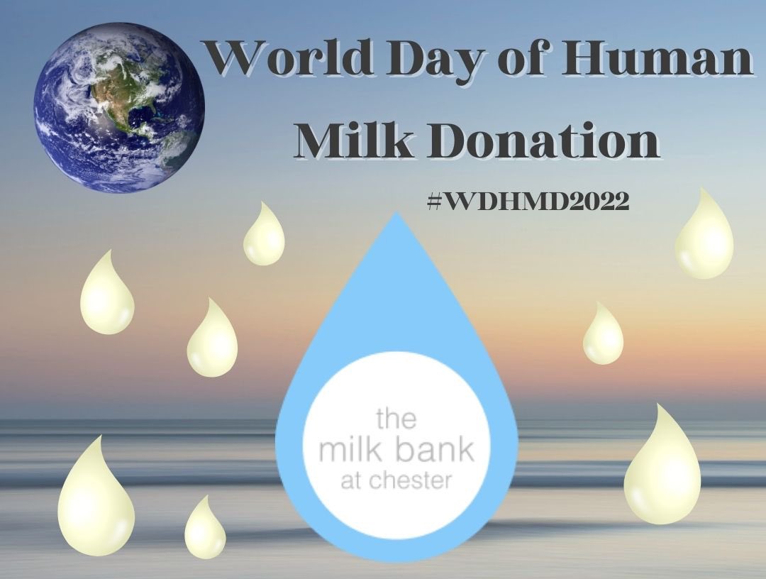 Today is World Day of Human Milk Donation 🌎 and we will be spending the day celebrating our incredible donors and our wonderful volunteers who help transport the milk! A huge THANK YOU to each and every one of you #dropsofloveforabetterplanet #wdhmd2022 #nhsmilkbank
