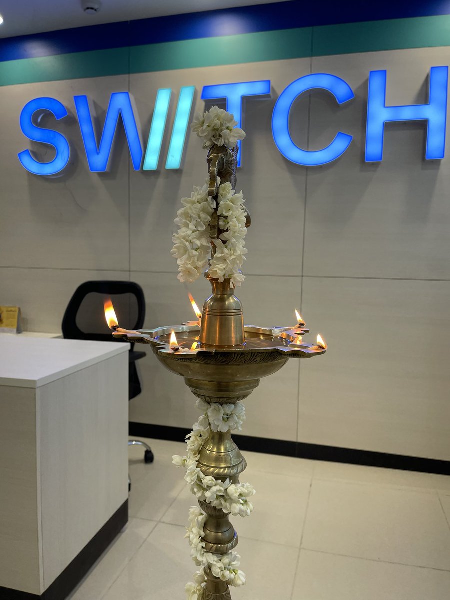 AndyatAuto's tweet photo. Delighted to attend the regional HQ opening for @switchEVglobal SWITCH Mobility India in Chennai.  Fabulous to see the brand identity embodied into the offices and the enthusiasm of all the employees. https://t.co/c4SDPdY5kF