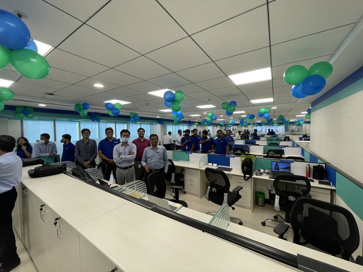 AndyatAuto's tweet photo. Delighted to attend the regional HQ opening for @switchEVglobal SWITCH Mobility India in Chennai.  Fabulous to see the brand identity embodied into the offices and the enthusiasm of all the employees. https://t.co/c4SDPdY5kF