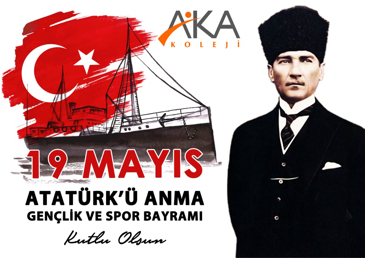 Atatürk'ü Anma Gençlik ve Spor Bayramımız kutlu olsun.