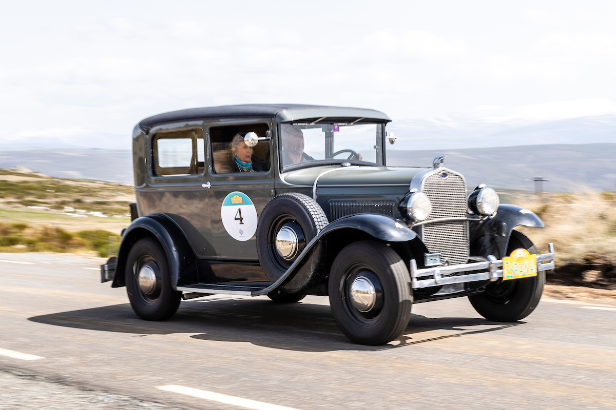 RallytheG's tweet photo. Chris and Rita Dillier really made quite an impression and garnered a fair few fans with their 1930 Model A Ford during our #CarreraEspana2022

Photos by Gerard Brown

#RallyTheGlobe #RallyFamily #ModelAFord #Classiccars #VintageCars https://t.co/KeC09ehad1