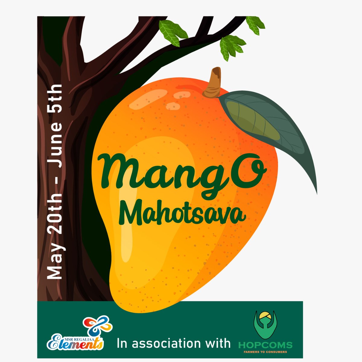 ElementsMall's tweet image. Relish the flavors of varieties of mangoes with amazing mango delicacies from 20th May to 5th June'2022 at Elements Mango Mahotsava in association with HOPCOMS  ..!!!

#ElementsMall #ElementsMangoMahotsava #Hopcoms #Mangoes #Nagavara #bangaloremall #Mall #bangalore