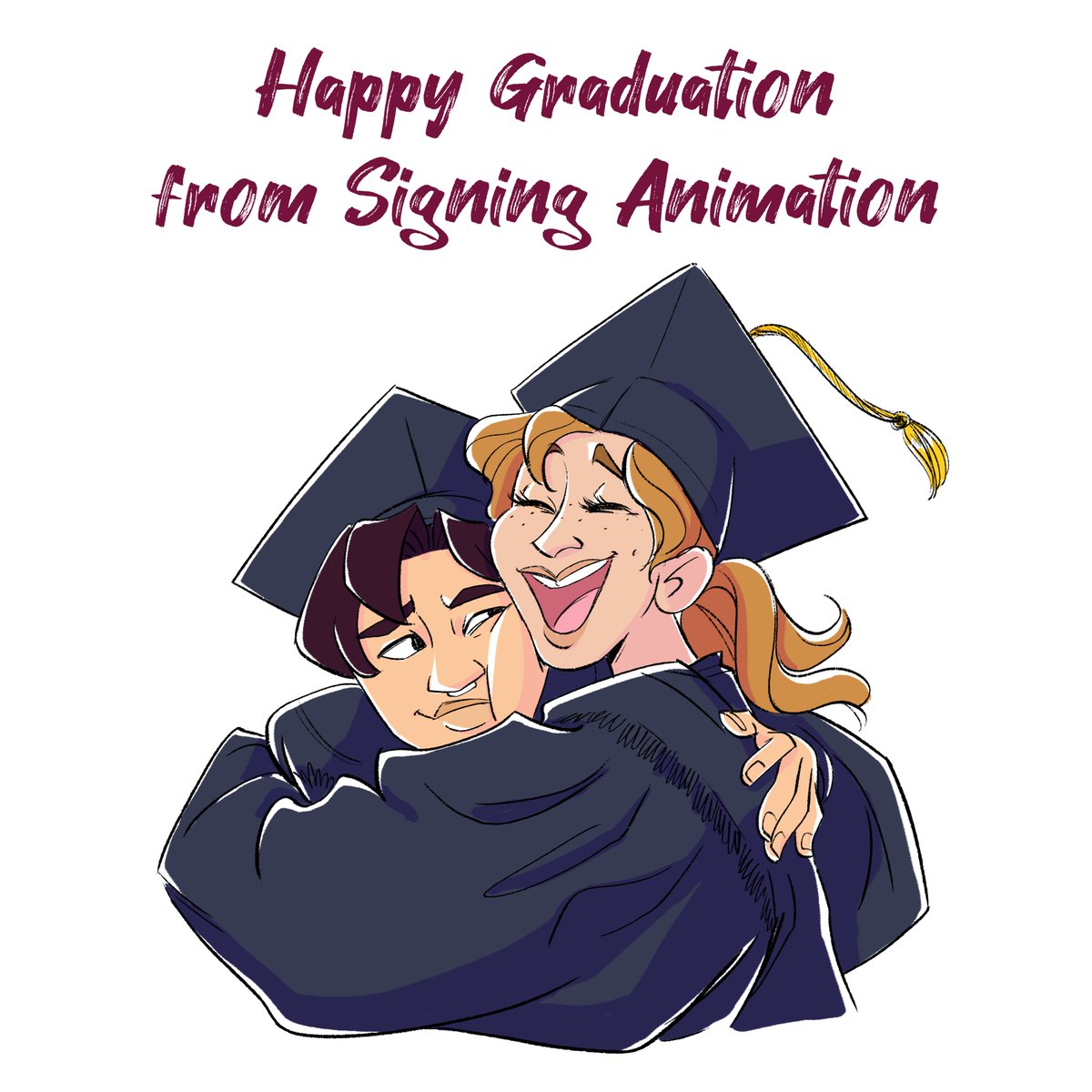 SignAnimation's tweet photo. Happy Graduation from Signing Animation! Congrats to y'all on your graduation! Signing Animation is proud of you!
Designed by @wileysaid
#signinganimation #graduation #classof2022 #3d #2d #deafart #3danimation #deafStories #deafanimator #3danimation #americansignlanguage https://t.co/5bzxe41kty