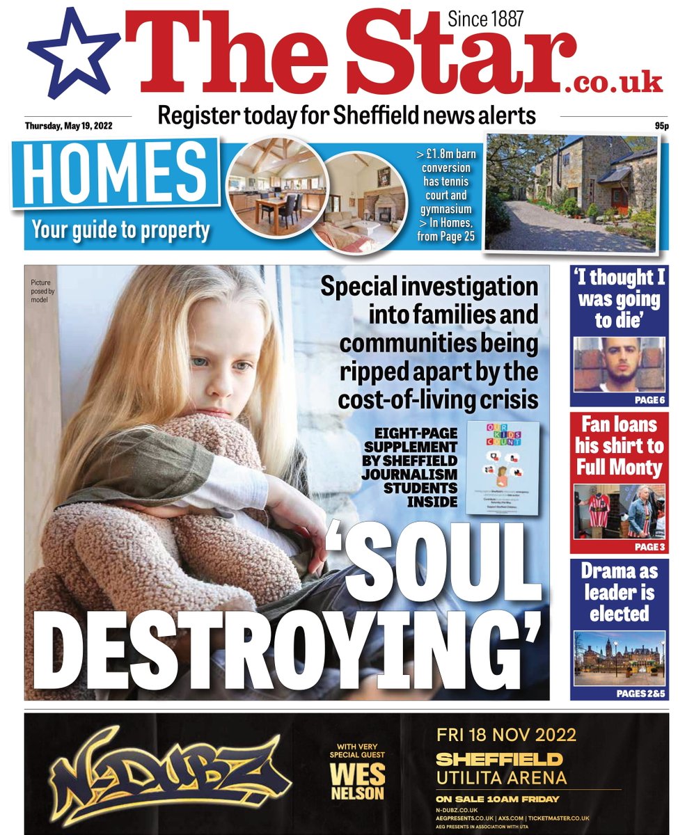 Today's Star features a special cost of living crisis supplement put together by the city's talented journalism students