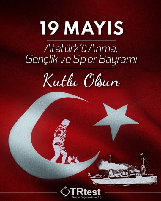 19 Mayıs Atatürk'ü Anma, Gençlik ve Spor Bayramı Kutlu Olsun. #19Mayıs #TRTEST