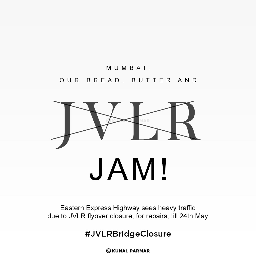 kparmar24's tweet photo. No, it's not mumbai this time - it's JVLR, the problem. 🚫
#JVLRBridge #Mumbai #MumbaiTraffic #Mumbaikars #JVLR #EEH #Thane #Powai #Vikhroli https://t.co/7xrUtZz585