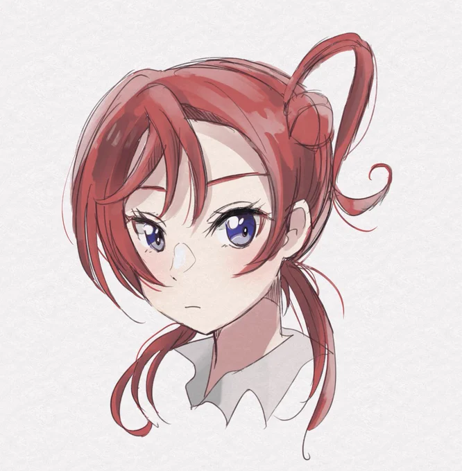 メイちゃん落描き
シンプルに顔が好き。 