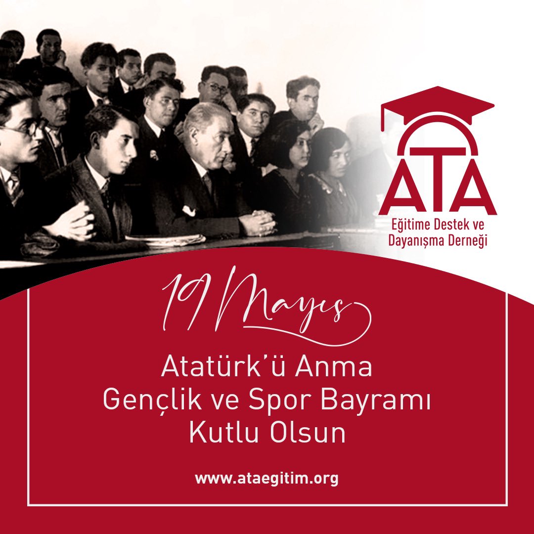 19 Mayıs Atatürk’ü Anma Gençlik ve Spor Bayramımız Kutlu Olsun