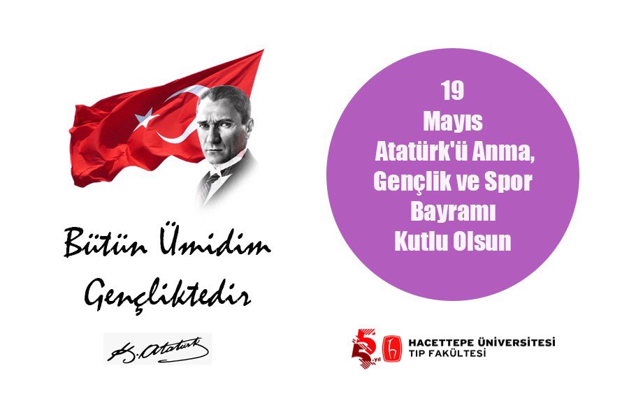 19 Mayıs Atatürk’ü Anma, Gençlik ve Spor Bayramı Kutlu Olsun! #19mayıs #19mayısatatürküanmagençlikvesporbayramı #19mayıs1919
