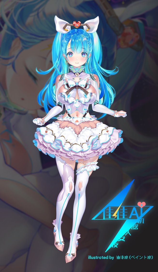 paintmusume's tweet photo. 今日は妹のバーチャルアイドルデビューです～踊りが上手でいつも自分の動画をアップしていた妹が半年前に脳腫瘍を患って手術を受けましたが、手足が不自由になって踊れなくなったが、諦めずにずっとリハビリをしてきました。私が姉として唯一にできることはその姿を描いてあげて、励むことです。 https://t.co/M1JjmaopXX