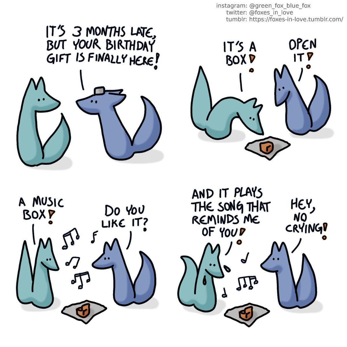 Foxes in Love tweet media