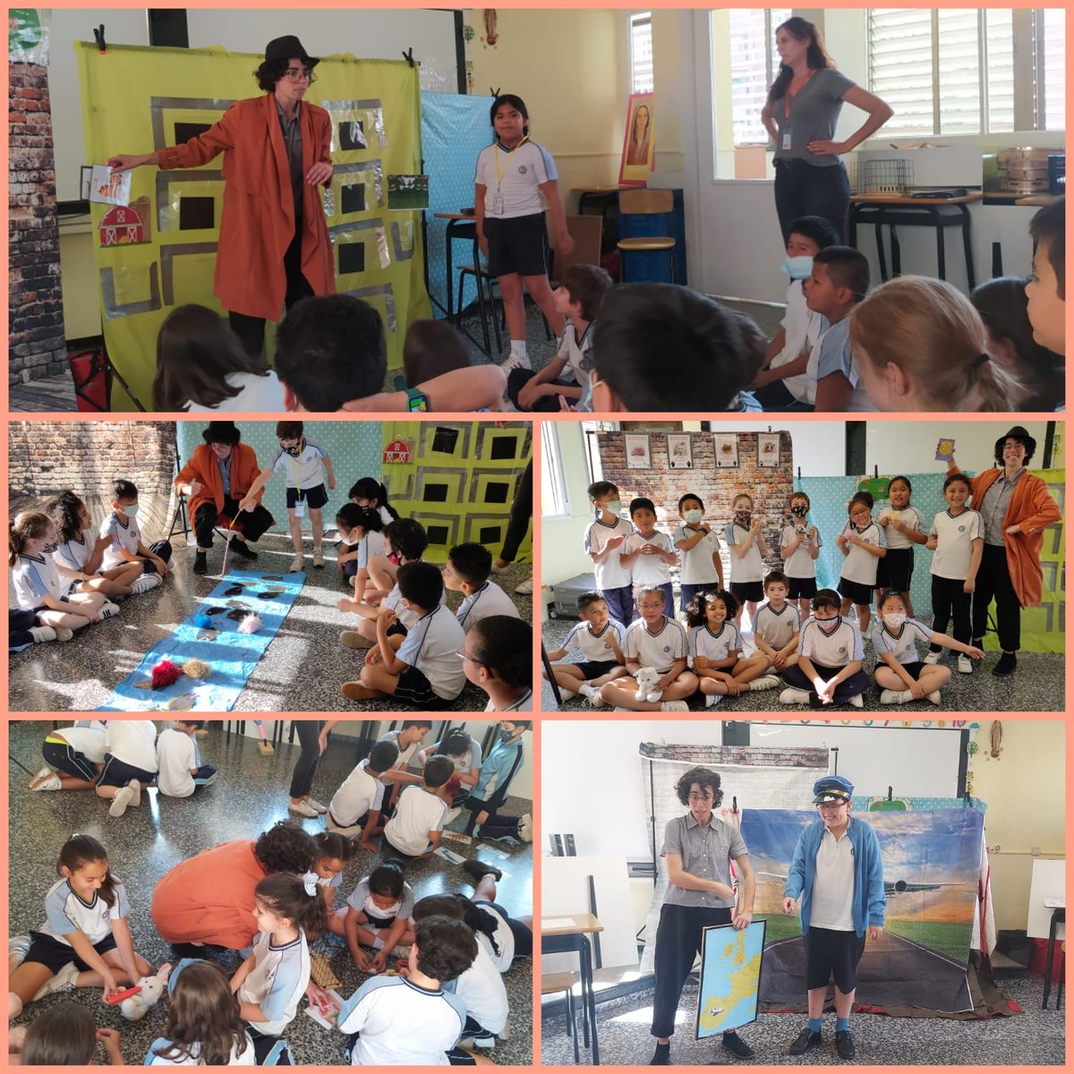 Today, the primary students saw theater in English...a very fun activity to learn even more English! <a href="/horadelcuento/">La Hora del Cuento</a> @AMCO_iberia <a href="/BEDAspain/">BEDAspain</a> #colegiosHHCC