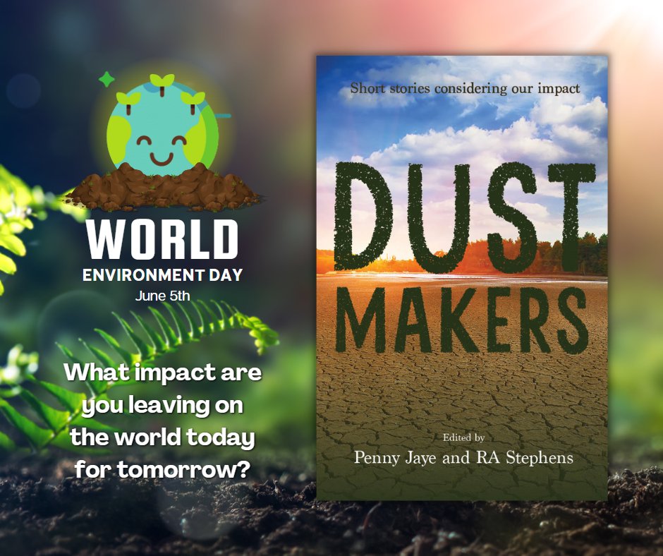 It's #WorldEnvironmentDay! Which reminds me, have you pre-ordered Dust Makers yet? A collection of short stories from around Australia that consider our impact, particularly on the environment.

Get it before you forget it 👍
&gt;&gt; wombatrhiza.com.au/dust-makers/

#bookstoread #shortstories