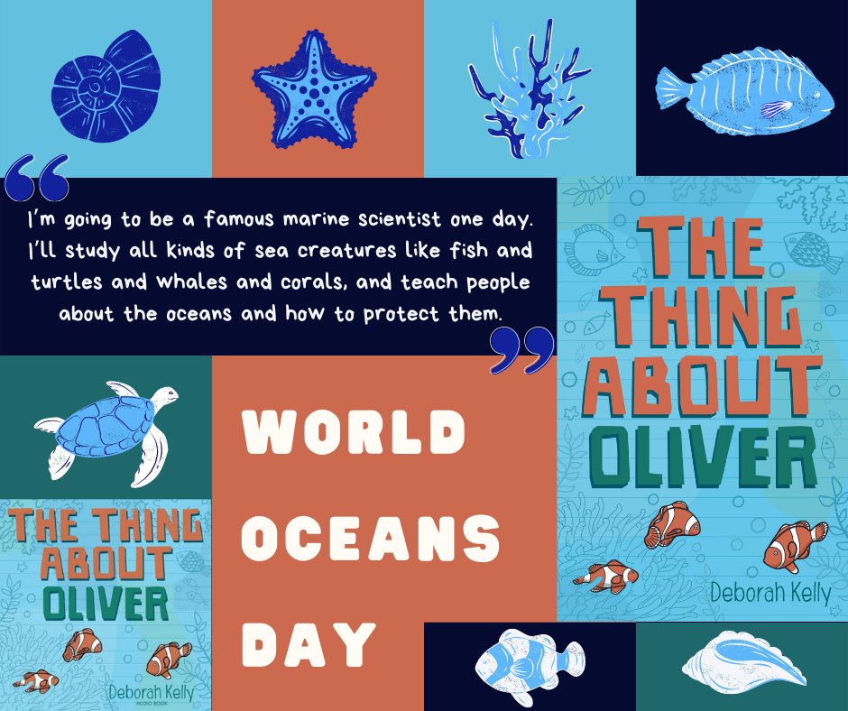 The Thing About Oliver is available in paperback, ebook and audiobook!

Get your dose of a paper ocean and learn with Tilly and her brother Oliver.

Written by Deborah Kelly

&gt;&gt; wombatrhiza.com.au/the-thing-abou…

#bookstoread #WorldOceanDay #middlefiction #marinescience #autism