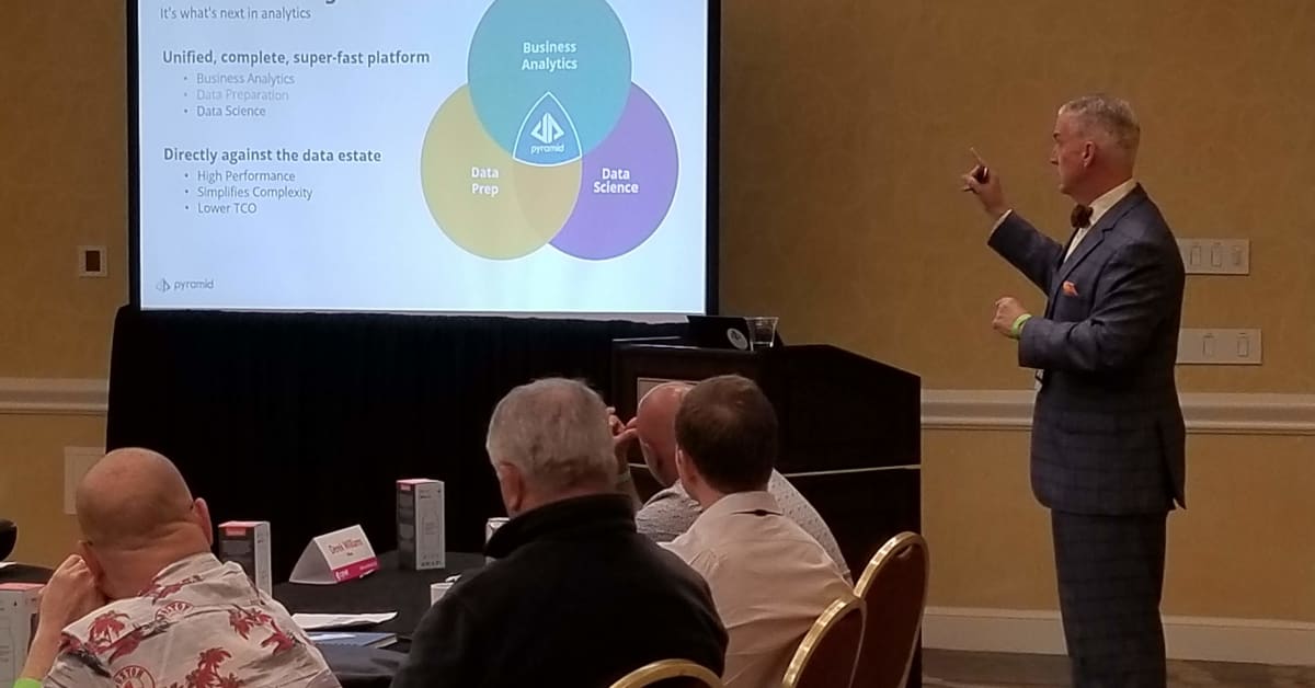 Thank you to The Channel Company for having us at the recent MES Spring event! 

We had a grand time and were beyond thrilled to have been chosen The Best Boardroom Presentation! Thank you to all the midmarket IT executives in attendance - we … pyramid-analytics.shp.so/a/yVFTAE