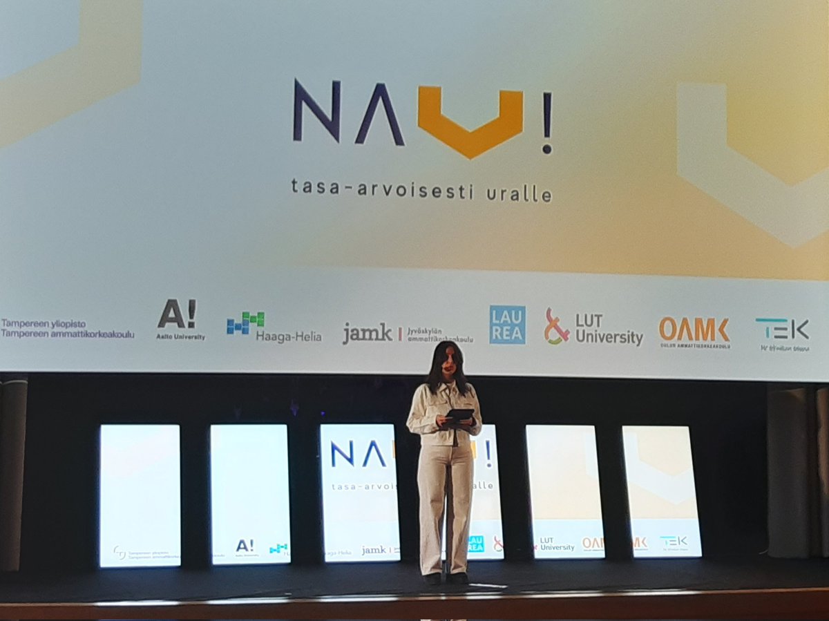 Tasa-arvoa tekniikkaan -seminaari käynnistyi, juontajana <a href="/RenazEbrahimi/">Renaz</a> . 
#tekniikka <a href="/tasaarvoisesti/">Tasa-arvoisesti uralle</a> @TAMK_UAS