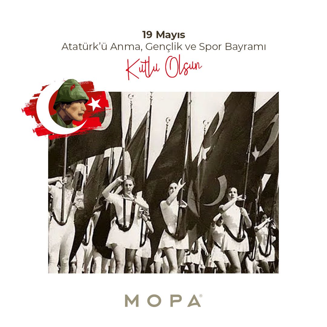 MopaMutfak's tweet photo. 19 Mayıs Atatürk’ü Anma Gençlik ve Spor Bayramımız kutlu olsun! 🇹🇷 

#MopaMutfak #19Mayıs https://t.co/vGZR3wg9ml