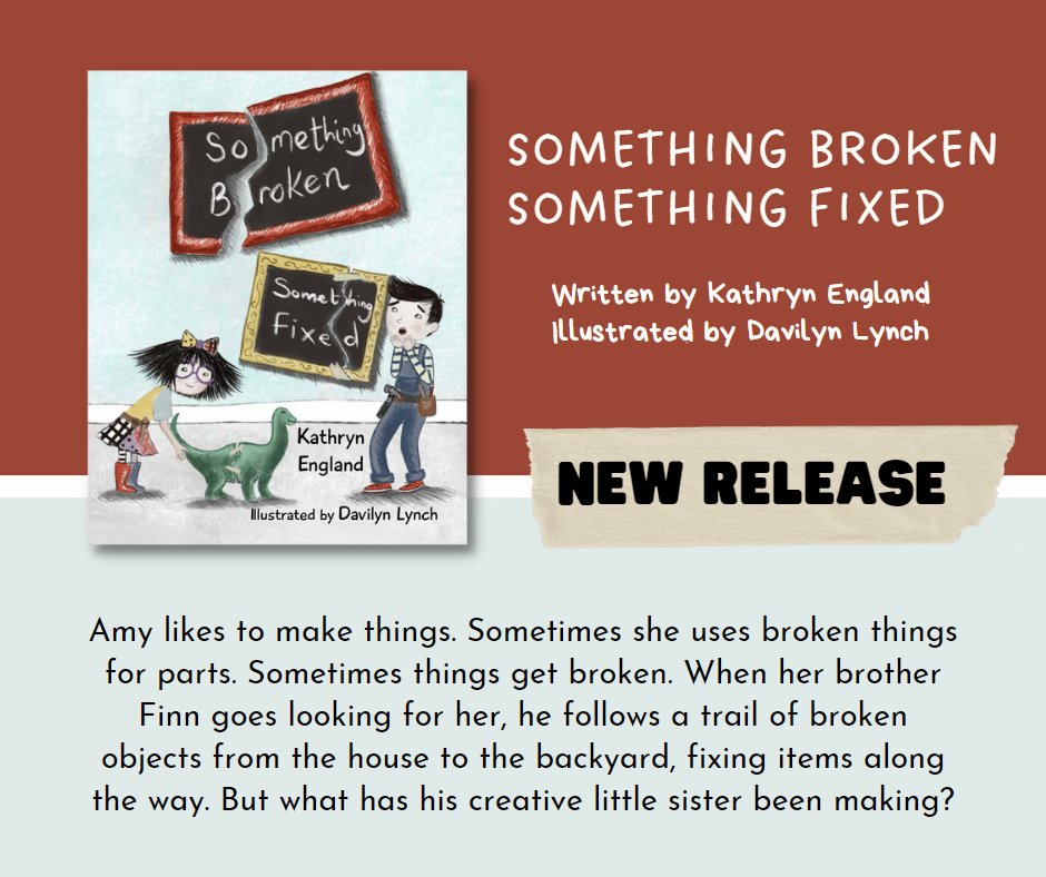 Something Broken Something Fixed ... Something Here!

Written by <a href="/kathrynengland0/">Kathryn England 🇺🇦</a> and illustrated by Davilyn Lynch!

&gt;&gt; wombatrhiza.com.au/something-brok…

#picturebooks #bookstoread #somethingbroken #somethingfixed #upcycling