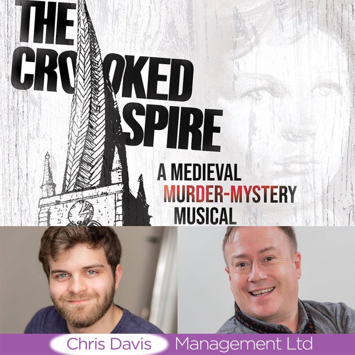 Break a leg to clients ADAM STICKLER (<a href="/AdamSticks/">Adam Stickler</a>) &amp; PHILIP MEEKS (<a href="/PhilipMeeks10/">Philip Meeks</a>) who open today in new musical The Crooked Spire at the Pomegranate Theatre, Chesterfield. The show produced by Ashgate Heritage Arts runs until 21 May. <a href="/Cfieldtheatres/">ChesterfieldTheatres</a> <a href="/AHA_cic/">Ashgate Heritage Arts CIC</a>