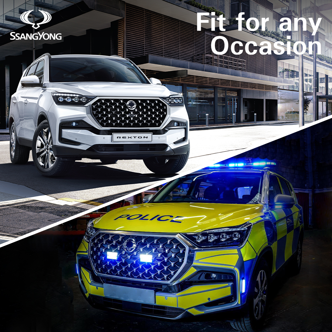 SsangYong REXTON. So reliable that police forces from around the globe are choosing it for transportation during patrols and to enable them to respond to incidents and chases on all terrains. 
ssangyong.ie/rexton/
#Rexton #SUV #SsangYong #Ireland  
#Famalco #TomorrowTogether