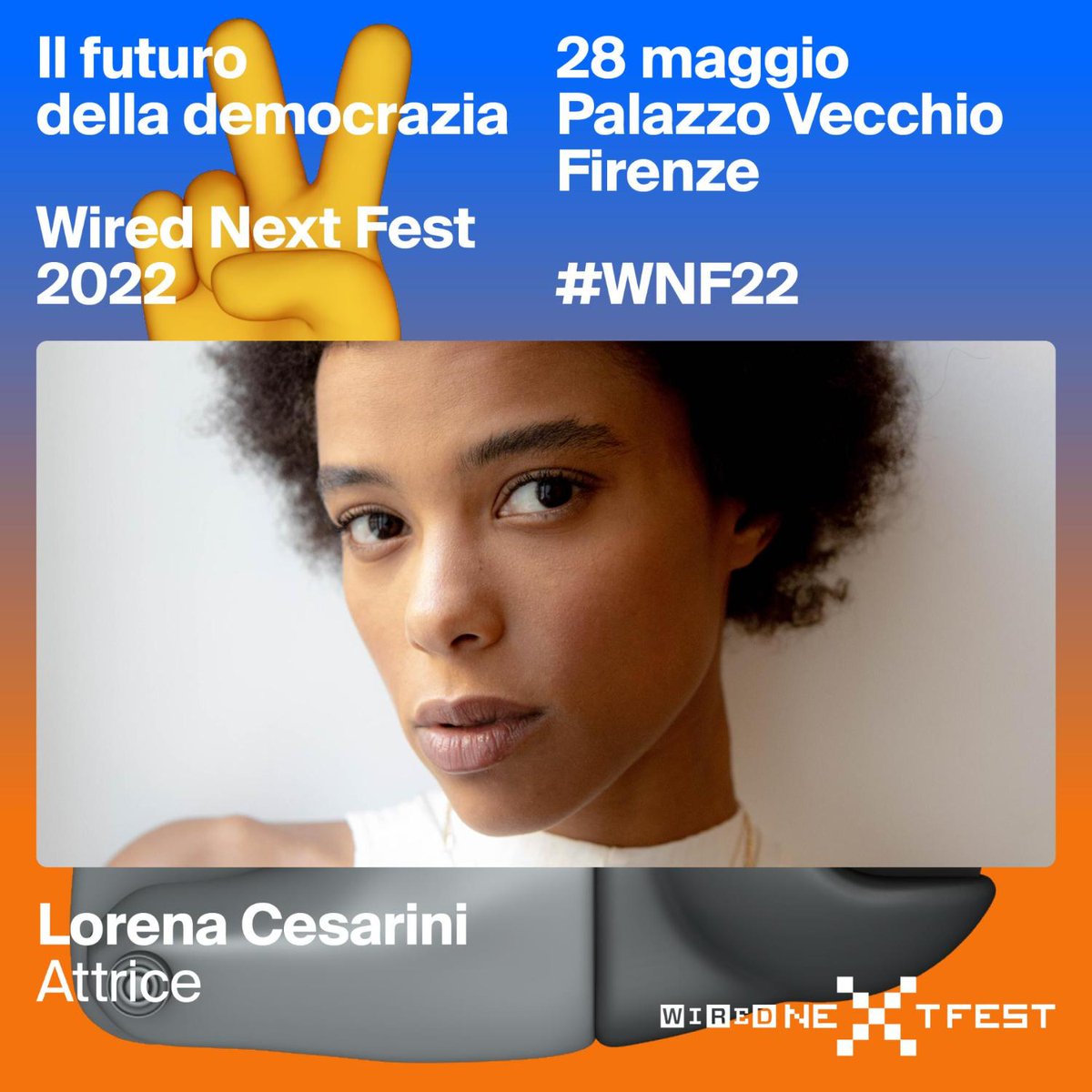 wireditalia's tweet photo. #WNF22 L'attrice Lory Lorena Cesarini e gli attori Miguel @GobboDiaz e Livio Kone ci parleranno di fiction e inclusione nel talk "La fiction del paese reale", a Firenze al Wired Next Fest 2022 i 28 maggio.

Ingresso gratuito con registrazione: https://t.co/L0sH4HZ7py https://t.co/FXh8D2x7x4