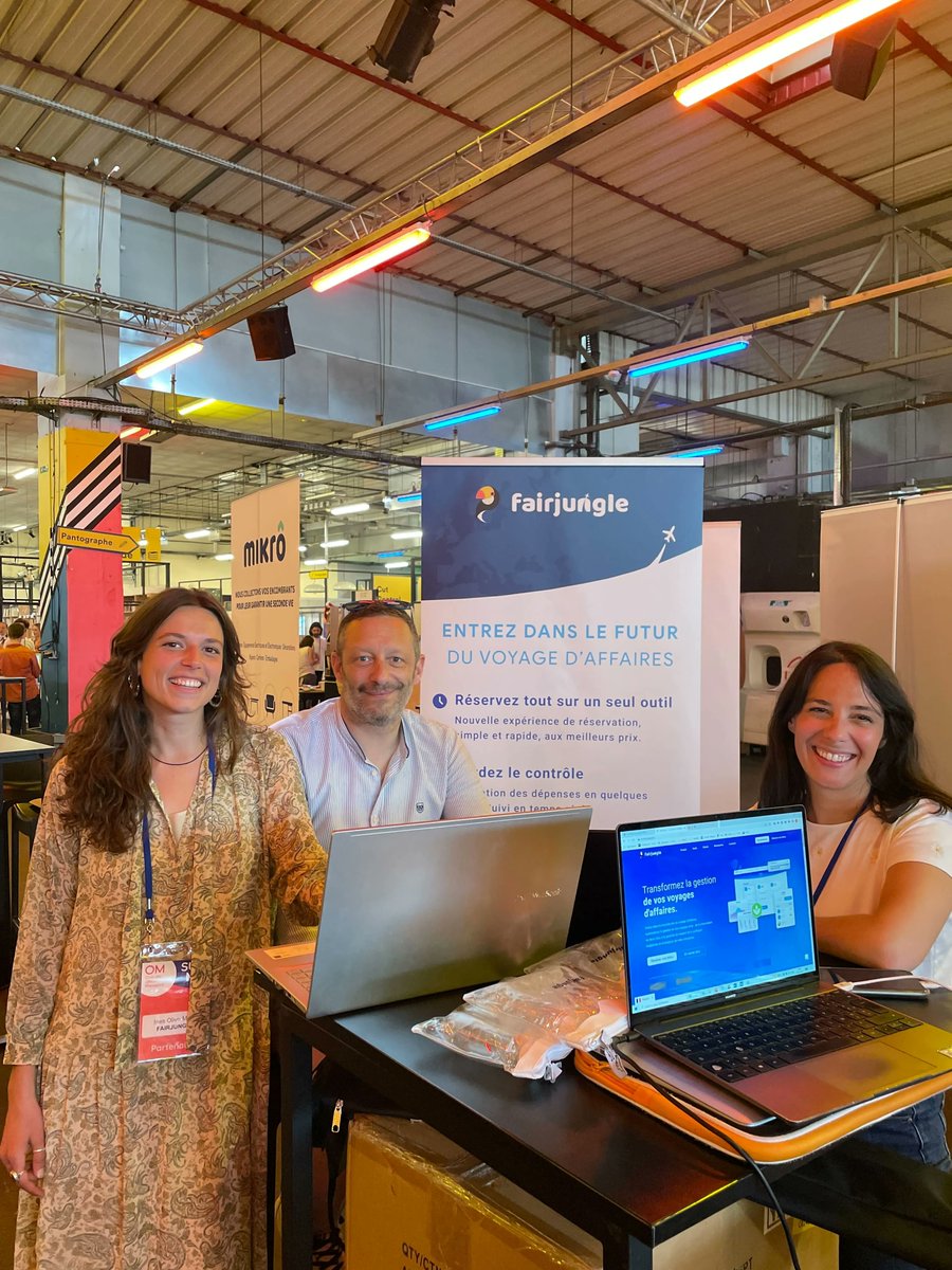 fairjungle's tweet photo. Nous avons eu la chance de participer en tant que partenaire à l'édition 2022 de l'#OMSummit au @groundcontrol pour échanger avec des centaines d'Office Managers.
Encore merci à Lia Bazin pour l'organisation de cet évènement et sûrement à très vite ! 👋
#businesstravel #Travel https://t.co/SXqoRcUU3H