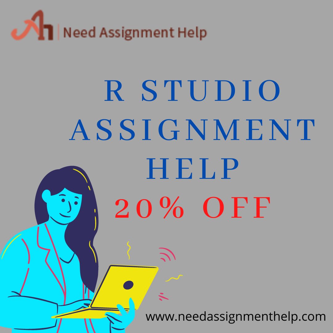 NeedAssignment's tweet image. Are you looking for the best online R Studio Assignment Help? NAH is here to provide you with expert assistance and help you score A+ grades. Get on-time delivery and unlimited revisions.
Visit: bit.ly/3PGsBbQ
.
.
.
#RStudio #rstudioassignmenthelp #NeedAssignmentHelp