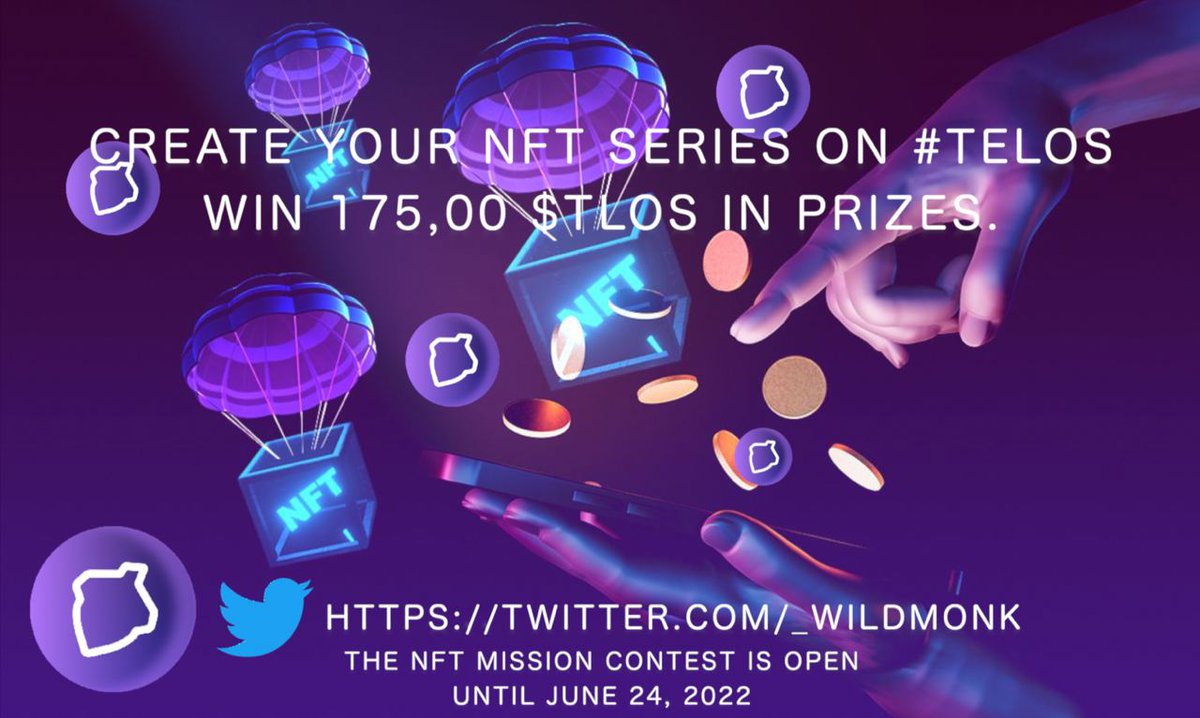 <a href="/HelloTelos/">Telos</a> we have a great place to show your art. Join the competition and win $TLOS. 
For more info 🚀👽🟣 #SolanaNFTs #SolanaNFT #ETHNFTs #EthereumNFTs #PolygonNFT #PolygonNFTs #cryptocurrencies #AlogoNFTs
💥💥💥💥💥
taikai.network/en/telos-found…
💥💥💥💥💥
