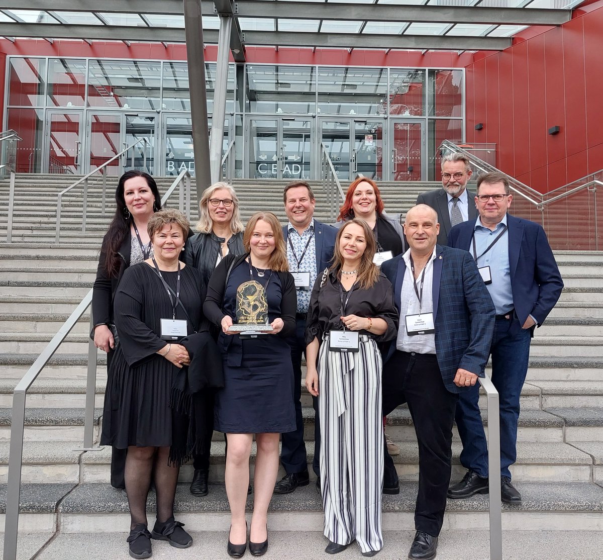 TiinaRija's tweet photo. Pirkanmaan yrittäjyys- ja elinvoimakuntana 2022 -palkittu @Nokiankaupunki myös kuntabarometrissa Pirkanmaan 1. ja valtakunnan sarjassa top10:ssä 🥳 Poika mukana matkassa #poikakiertää #kujo2022 #yrittäjät #kuntabaro https://t.co/IV0RykMjwZ
