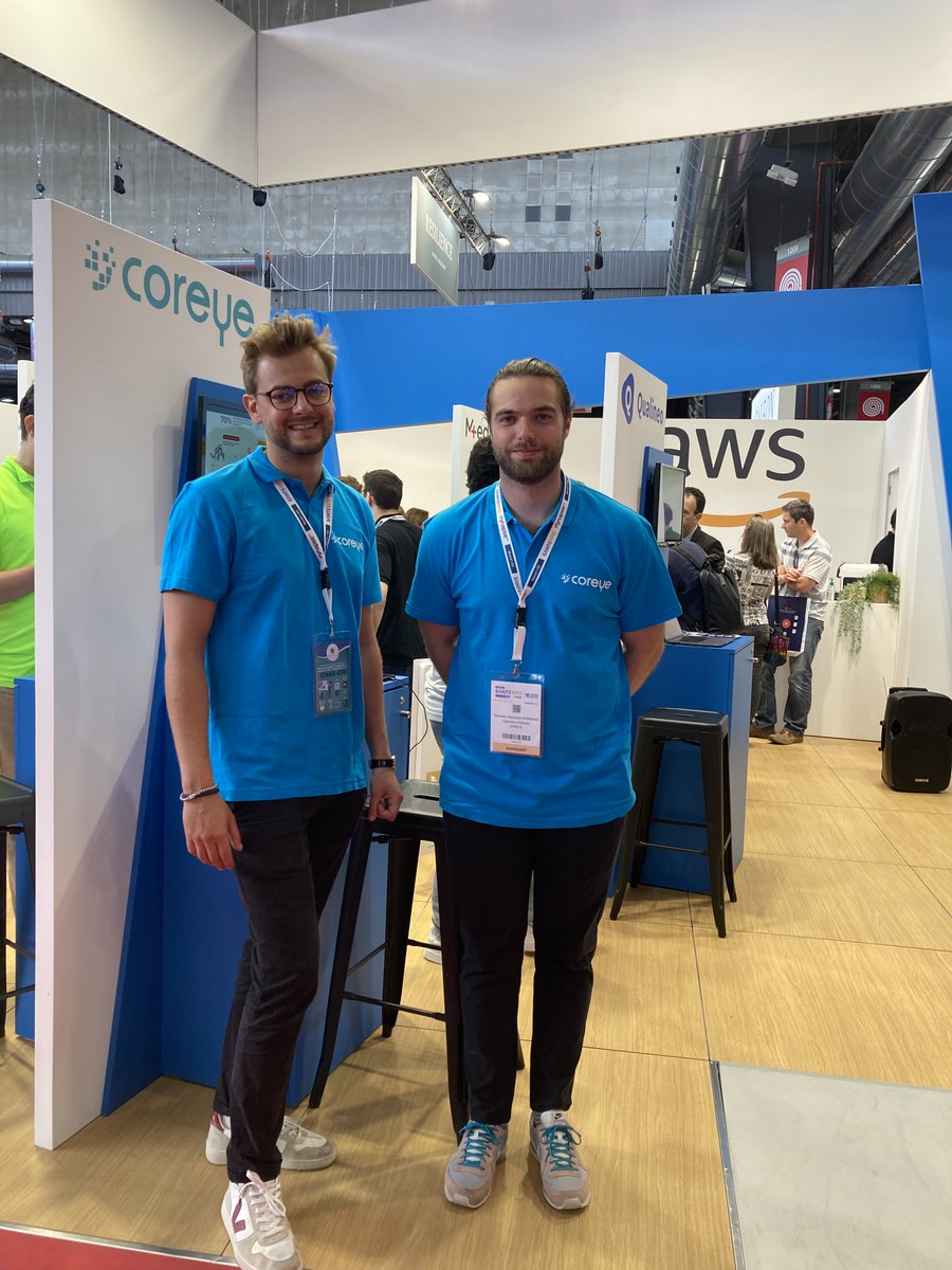 CoreyeFR's tweet photo. Dernière journée pour nos équipes #Coreye sur le salon @SANTEXPO et dernière occasion pour VOUS de venir nous rendre visite sur le stand C39 !

Venez parler transformation digitale, #cybersécurité, #UX et #performance management avec nos experts e-santé ! https://t.co/kBBWPMmUDD