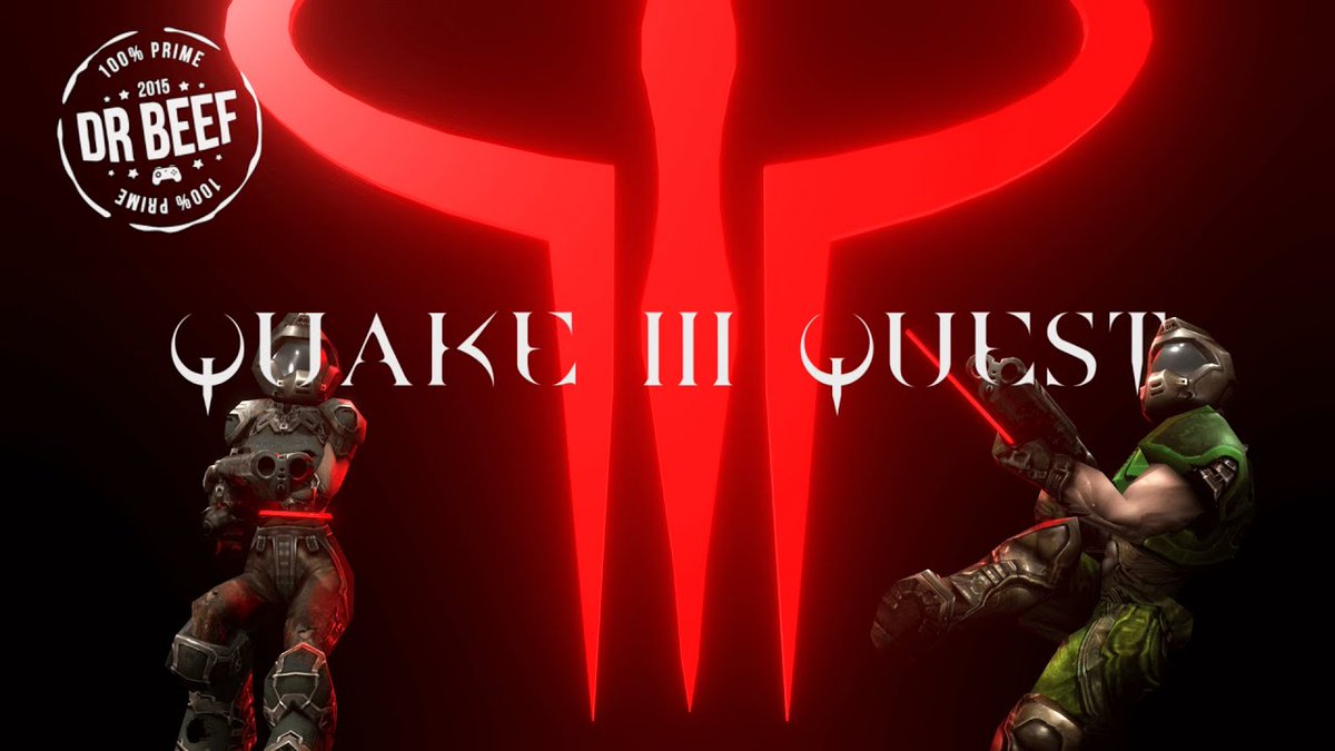 skeeva's tweet photo. Quake 3 Arena in #VR... multiplayer with friends... with full @bHaptics support... on native #Quest2... with mod support 🤯🔥🤯🔥🤯 SO MUCH FUN!
@DrBeef's team killed it again! #VRHero
Get it on @SideQuestVR now!
https://t.co/WB8dAjp07d https://t.co/G1UakqabNt