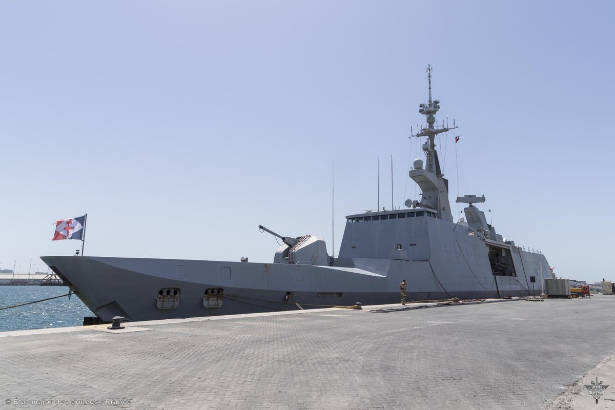 EMASOH_AGENOR's tweet photo. Did you know that #Surcouf (F711) is La Fayette-class #frigate of the French Navy? Construction began at Lorient Naval Dockyard in July 1992, the ship was launched a year later in July 1993 and was commissioned in February 1997.
@marinenationale #SoH #Gulf #directsupport #AGENOR https://t.co/gM2dyhgUy2