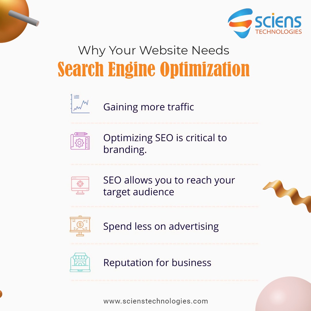 scienstech's tweet image. SEO needs a particular set of unique skills that not everyone possesses. We at #SciensTechnologies, offer a wide range of SEO and marketing services.
For more information visit us:- scienstechnologies.com
#seosolution #localseo #localseoservices #digitalmarketingagency