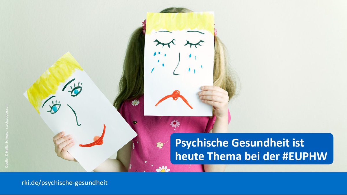 rki_de's tweet image. 1/3 
Das heutige Thema bei der European Public Health Week #EUPHW2022: Psychische Gesundheit. Sie hat eine elementare Bedeutung für die Gesundheit der Bevölkerung in 🇩🇪.