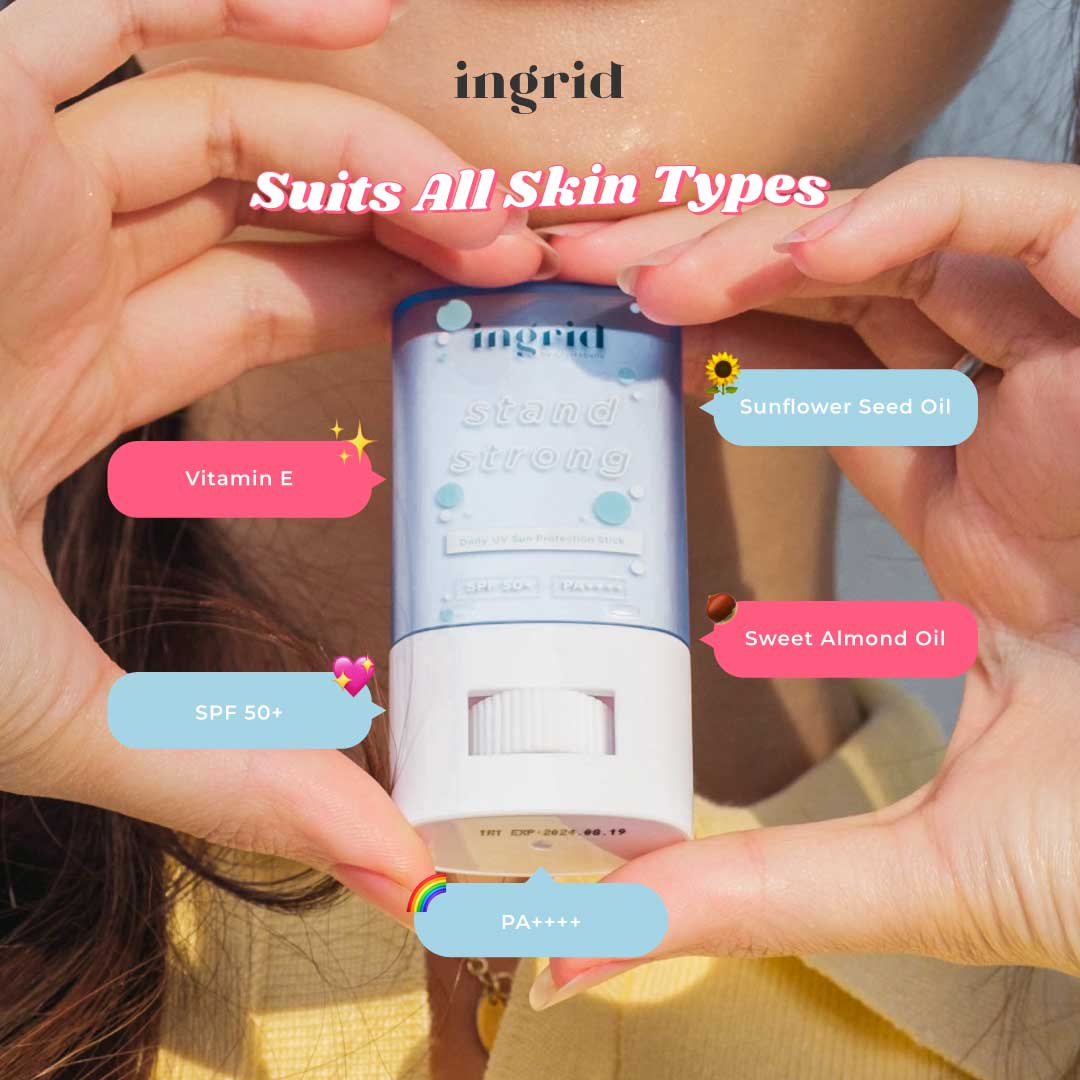 Ingrid_Skin's tweet photo. @threadshopee Pakai Stand Strong UV Stick dong 😉
Tinggal swipe-swipe selesai deh ✨

Kamu udah cobain belum? Yuk, cobain sekarang 😍 
🛒 https://t.co/XCxoqmz4d6 https://t.co/9d2M8GR7I9