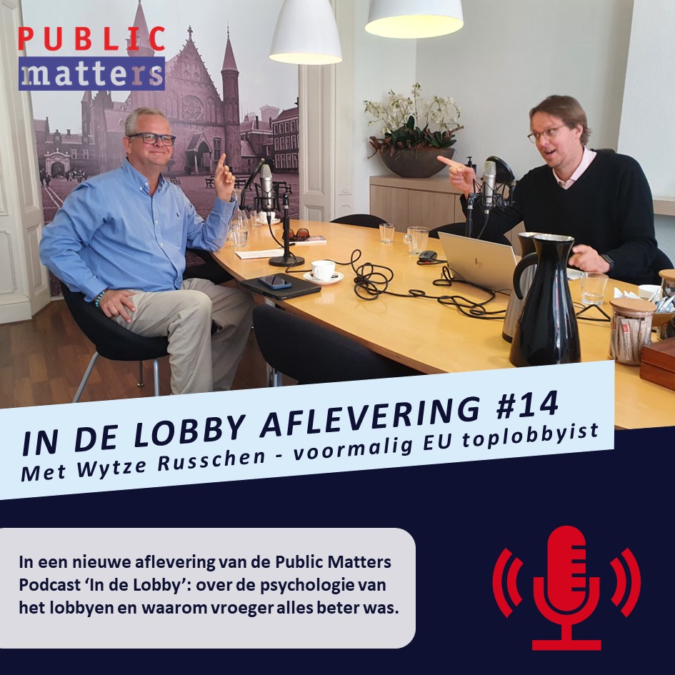 PublicMatters's tweet photo. In een nieuwe aflevering van onze #pmpodcast ‘In de Lobby’ gaat @EULobby in gesprek met @wytzerusschen, voormalig toplobbyist in #Brussel. Luisteren! https://t.co/NtaxY3ke4P #IndeLobby https://t.co/hBhbWJxygj