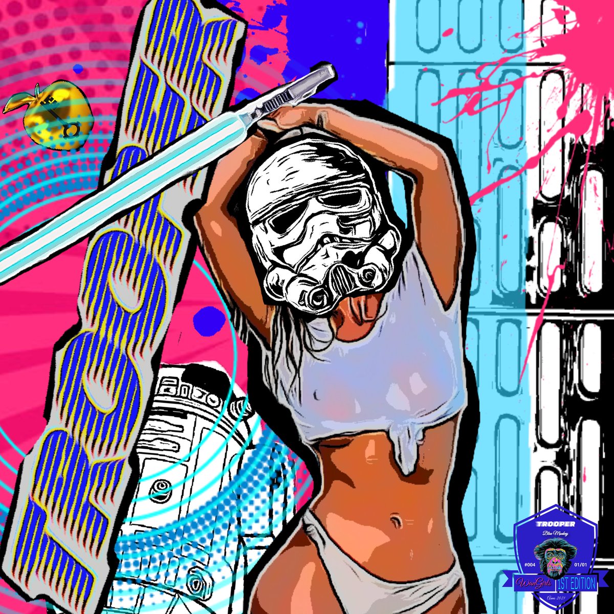 NFTBlueMonkey's tweet photo. I love #NFTs on #OpenZoo - You can buy your own #WanGirls with $ZOO in this link👇

https://t.co/AzNKLoaoMx

I hope you like these #NFTArts my dear #NFTCommuntiy , they are like #digital #popart 🔥🎁👍

#NFTartwork #Wanchain #wan #AVAX #avalanche #ZooKeeper #NFT $WAN $avax #art https://t.co/ObXYwS1jhK