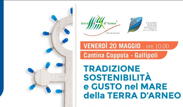 Tradizioni, sostenibilità e gusto nei mari della Terra d’Arneo.
Il 20 maggio una giornata per celebrare il #mare, i suoi protagonisti e le sue risorse attraverso i progetti del <a href="/GalTerradArneo/">GAL Terra d'Arneo</a>.
bit.ly/3yKoxky