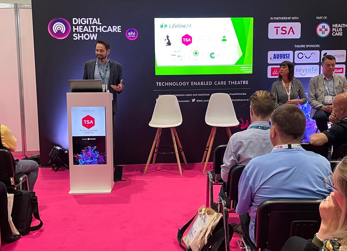 It’s day two of the Digital Healthcare Show @DHS_London. Great to be discussing technology-enabled care solutions onstage with @TSAVoice and @Anthroposcare yesterday.
#TEC #TECQuality #digitalcare #personalalarm #lifeline