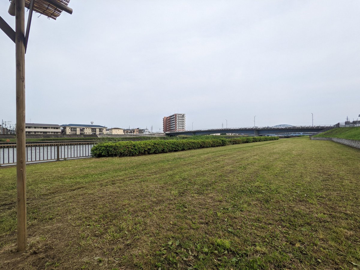 近所まで散歩に来たけど無職感すごい。