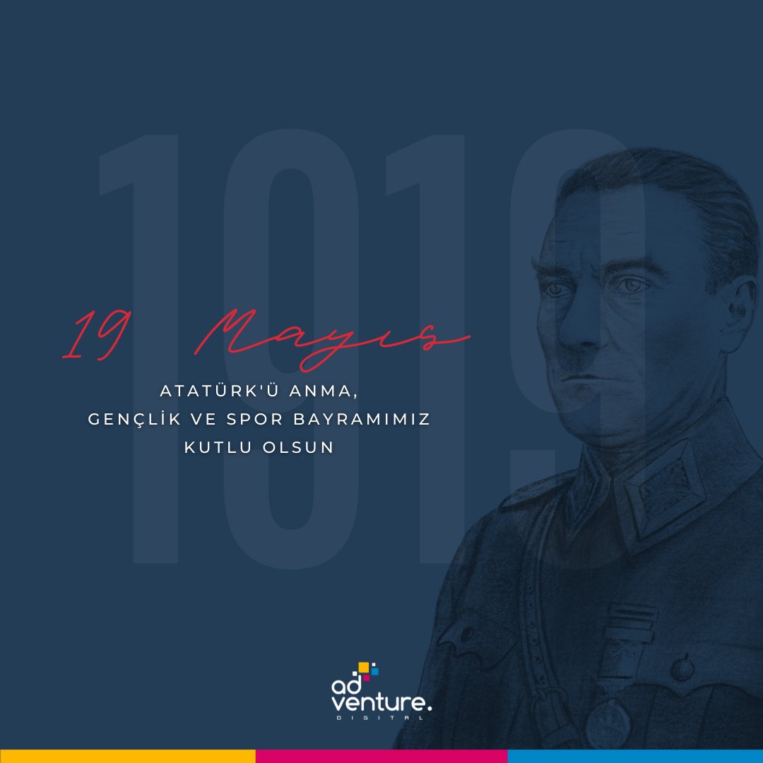 Bugün; varlığına, geleceğine, onun bize bıraktığı eşsiz emanete sahip çıkan Türk gençlerinin günü, bizim günümüz!
19 Mayıs Atatürk'ü Anma Gençlik ve Spor Bayramınız kutlu olsun❤️
#19mayıs